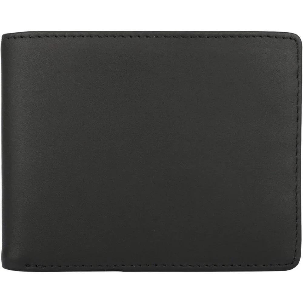 Men-Genuine Leather RFID Blocking Bifold Stylish Wallet With 2 ID Window